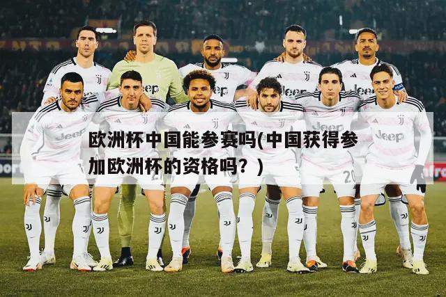 欧洲杯中国能参赛吗(中国获得参加欧洲杯的资格吗？)